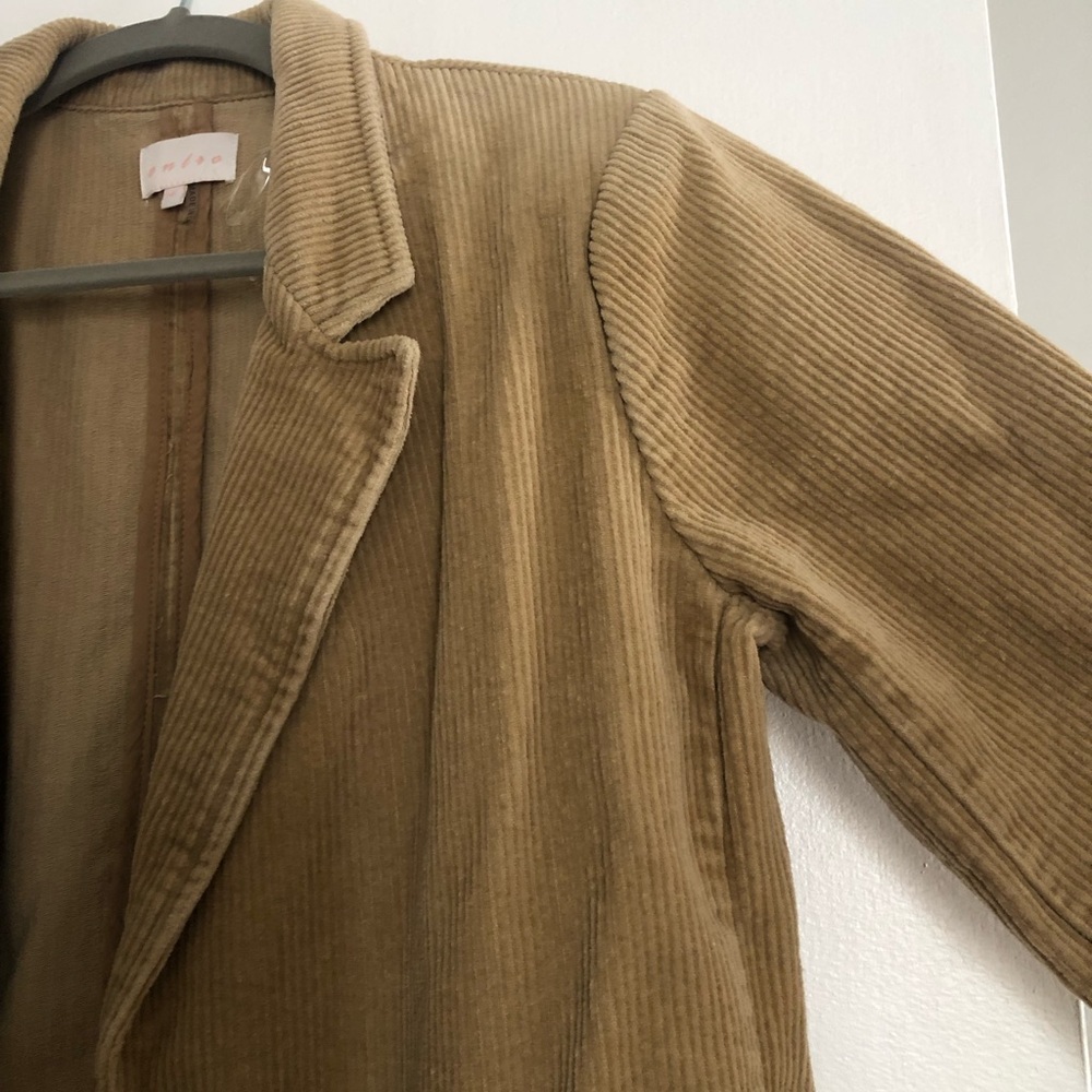 Corduroy blazer